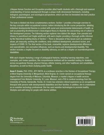 Lifespan Human Function and Occupation - Cronin Anne F. [KSIĄŻKA]