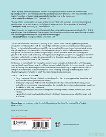 Literacy and Learning in the Content Areas: Enhancing Knowledge in the Disciplines - Sharon Kane [KSIĄŻKA]