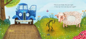 Little Blue Truck Feeling Happy: A Touch-and-Feel Book - Schertle Alice [KSIĄŻKA]