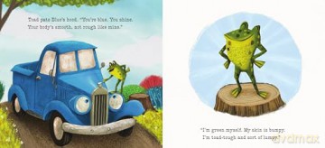 Little Blue Truck Feeling Happy: A Touch-and-Feel Book - Schertle Alice [KSIĄŻKA]
