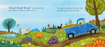 Little Blue Truck Feeling Happy: A Touch-and-Feel Book - Schertle Alice [KSIĄŻKA]