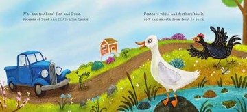 Little Blue Truck Feeling Happy: A Touch-and-Feel Book - Schertle Alice [KSIĄŻKA]