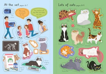 Little First Stickers Cats and Kittens - Caroline Young [KSIĄŻKA]