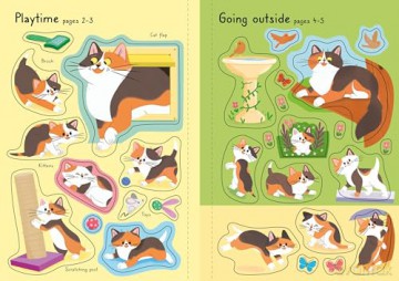 Little First Stickers Cats and Kittens - Caroline Young [KSIĄŻKA]