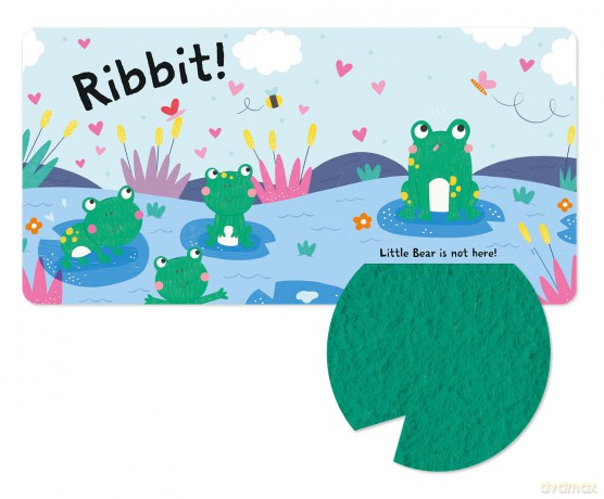 Little Ones Love Little Bear (Little Ones Love Felt Flap Baby Books) - Holly Hall [KSIĄŻKA]