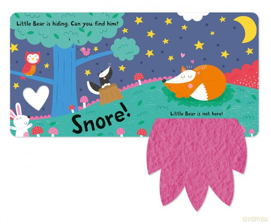 Little Ones Love Little Bear (Little Ones Love Felt Flap Baby Books) - Holly Hall [KSIĄŻKA]