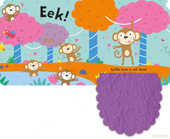 Little Ones Love Little Lion (Little Ones Love Felt Flap Baby Books) - Holly Hall [KSIĄŻKA]