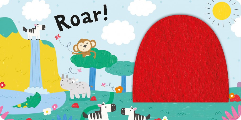 Little Ones Love Little Lion (Little Ones Love Felt Flap Baby Books) - Holly Hall [KSIĄŻKA]