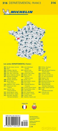Loire-Atlantique Vendee - Michelin Local Map 316: Map - Michelin