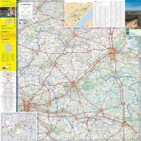 Loiret Loir-et-Cher - Michelin Local Map 318: Map - Michelin
