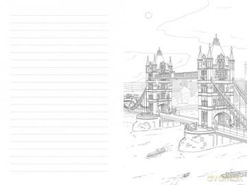 London: A Color-Your-Own Travel Journal (Color Your World Travel Journal Series) - Evie Carrick [KSIĄŻKA]