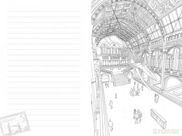 London: A Color-Your-Own Travel Journal (Color Your World Travel Journal Series) - Evie Carrick [KSIĄŻKA]