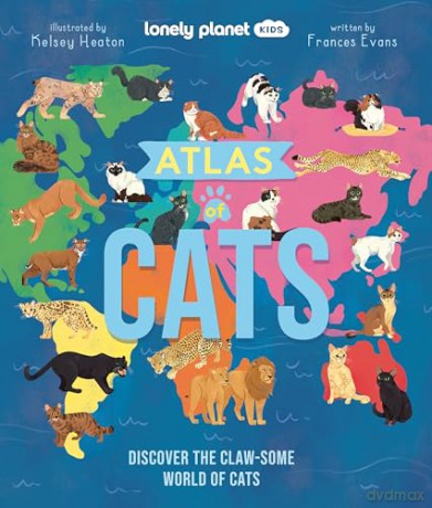 Lonely Planet Kids Atlas of Cats - Frances Evans [KSIĄŻKA]
