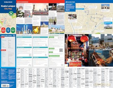 Lonely Planet Kuala Lumpur City Map