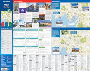 Lonely Planet Oslo City Map