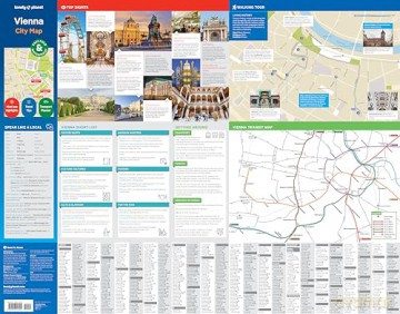 Lonely Planet Vienna City Map