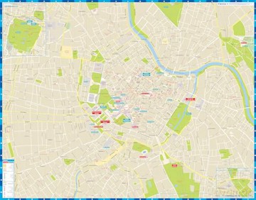 Lonely Planet Vienna City Map
