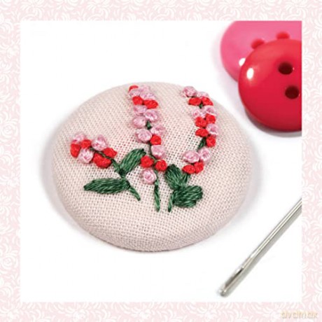 Lovely Little Embroideries: 19 Dimensional Flower Bouquet Designs for Hand Stitching (Landauer) How to Create Floral Embroidery Hoops, Pendants, Sachets, Accessories, Ornaments, and More - Stackhouse B [KSIĄŻKA]
