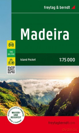 Madeira Island Pocket Map - 1:75,000 scale