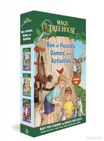Magic Tree House Box of Puzzles, Games, and Activities (3 Book Set) (Magic Tree House (R)) - Mary Pope Osborne [KSIĄŻKA]