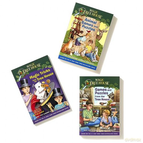 Magic Tree House Box of Puzzles, Games, and Activities (3 Book Set) (Magic Tree House (R)) - Mary Pope Osborne [KSIĄŻKA]
