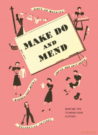 Make Do and Mend: Wartime Tips to Mend Your Clothes - Iwm [KSIĄŻKA]