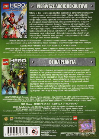 LEGO Hero Factory część 1-2 [2DVD]
