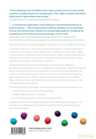 Managing Brand Transgressions: 8 Principles to Transform Your Brand - Shailen Pratap Jain [KSIĄŻKA]