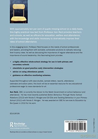 Managing School Attendance: Successful intervention strategies for reducing truancy - Ken Reid [KSIĄŻKA]
