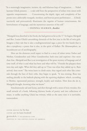 Marigold and Rose: A Fiction - Louise Gluck [KSIĄŻKA]