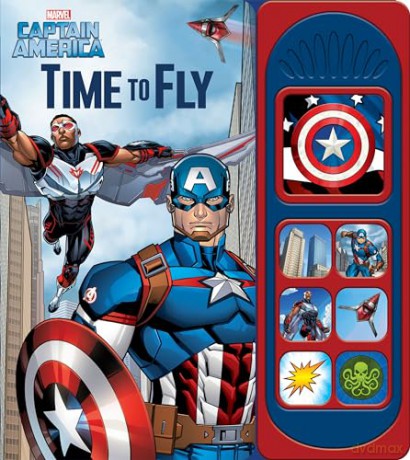 Marvel Captain America: Time to Fly Sound Book - Pi Kids [KSIĄŻKA]