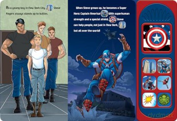 Marvel Captain America: Time to Fly Sound Book - Pi Kids [KSIĄŻKA]