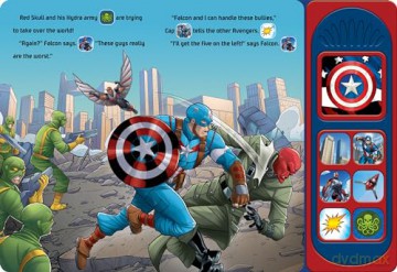 Marvel Captain America: Time to Fly Sound Book - Pi Kids [KSIĄŻKA]