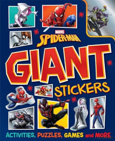 Marvel Spider-Man: Giant Stickers (Activities, puzzles, games and more) [KSIĄŻKA]