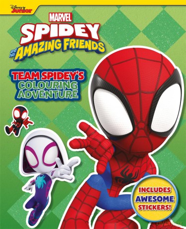 Marvel Spidey and his Amazing Friends: Team Spidey's Colouring Adventure [KSIĄŻKA]