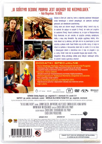 Teoria wielkiego podrywu sezon 6 [3DVD]