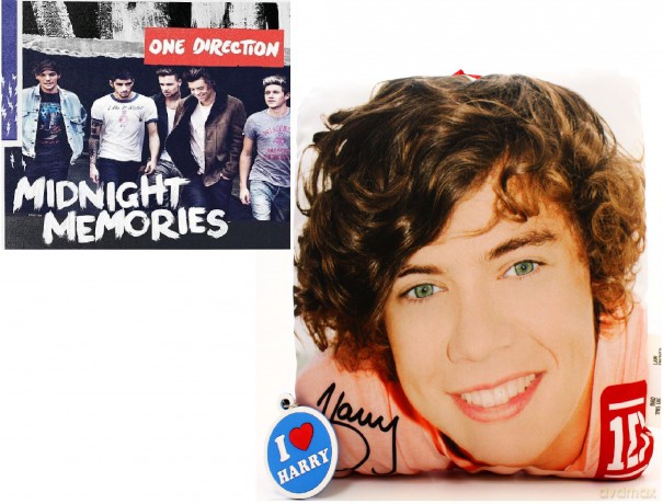 Midnight Memories + Harry: Poduszka + Brelok Pakiet [CD]+[2xGADŻET]
