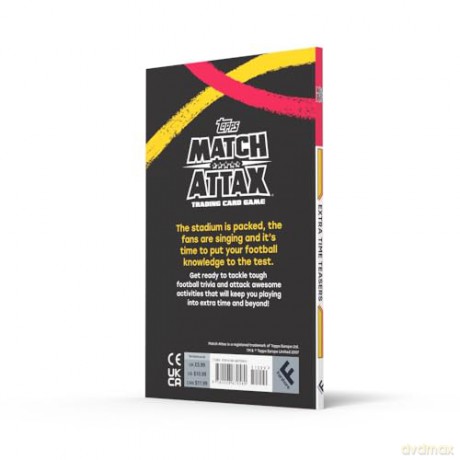 Match Attax Extra Time Teasers: The ultimate puzzle book for football fans, packed with 90+ pages of puzzles and activities from the game's stars! Perfect for readers aged 7 to 12! (Pocket Puzzles) - Match Attax [KSIĄŻKA]