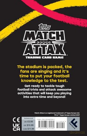 Match Attax Extra Time Teasers: The ultimate puzzle book for football fans, packed with 90+ pages of puzzles and activities from the game's stars! Perfect for readers aged 7 to 12! (Pocket Puzzles) - Match Attax [KSIĄŻKA]