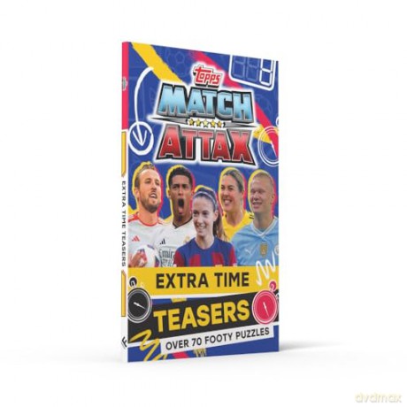 Match Attax Extra Time Teasers: The ultimate puzzle book for football fans, packed with 90+ pages of puzzles and activities from the game's stars! Perfect for readers aged 7 to 12! (Pocket Puzzles) - Match Attax [KSIĄŻKA]