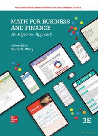 Math For Business And Finance: An Algebraic Approach ISE [KSIĄŻKA]