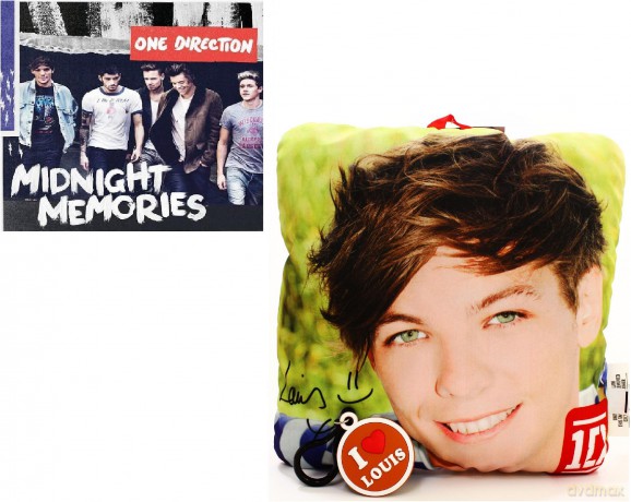 One Direction: Midnight Memories + Louis: Poduszka + Brelok Pakiet [CD]+[2xGADŻET]