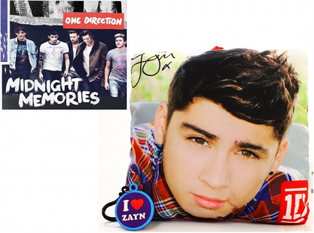 One Direction: Midnight Memories + Zayn: Poduszka + Brelok Pakiet [CD]+[2xGADŻET]