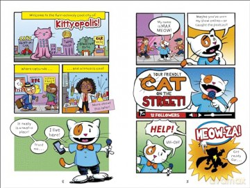 Max Meow Book 1: Cat Crusader (Max Meow, 1) - John Gallagher [KSIĄŻKA]