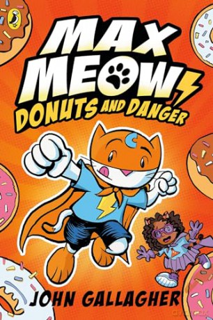 Max Meow Book 2: Donuts and Danger (Max Meow, 2) - John Gallagher [KSIĄŻKA]