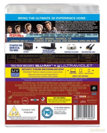 One Direction: This Is Us [Blu-Ray]+[Blu-Ray 3D]