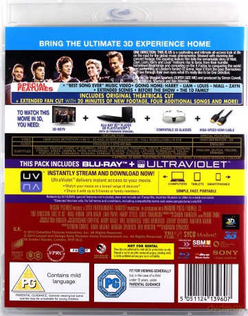 One Direction: This Is Us [Blu-Ray]+[Blu-Ray 3D]