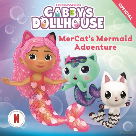 MerCat's Mermaid Adventure (DreamWorks Gabby's Dollhouse) - Official Gabbys Doll [KSIĄŻKA]