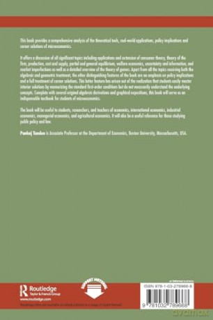 Microeconomic Theory: An Intermediate Text - Tandon Pankaj [KSIĄŻKA]