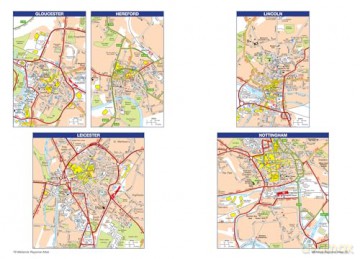 Midlands A-Z Road Atlas
